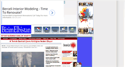 Desktop Screenshot of bizimelbistan.com